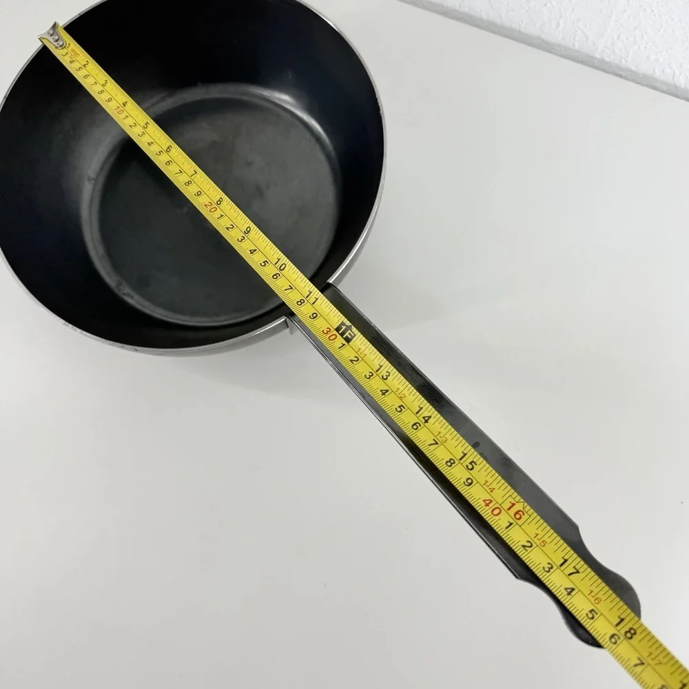 2 Piece Set - de Buyer Blue Carbon Steel Fry Pan 2mm Thick 9.5